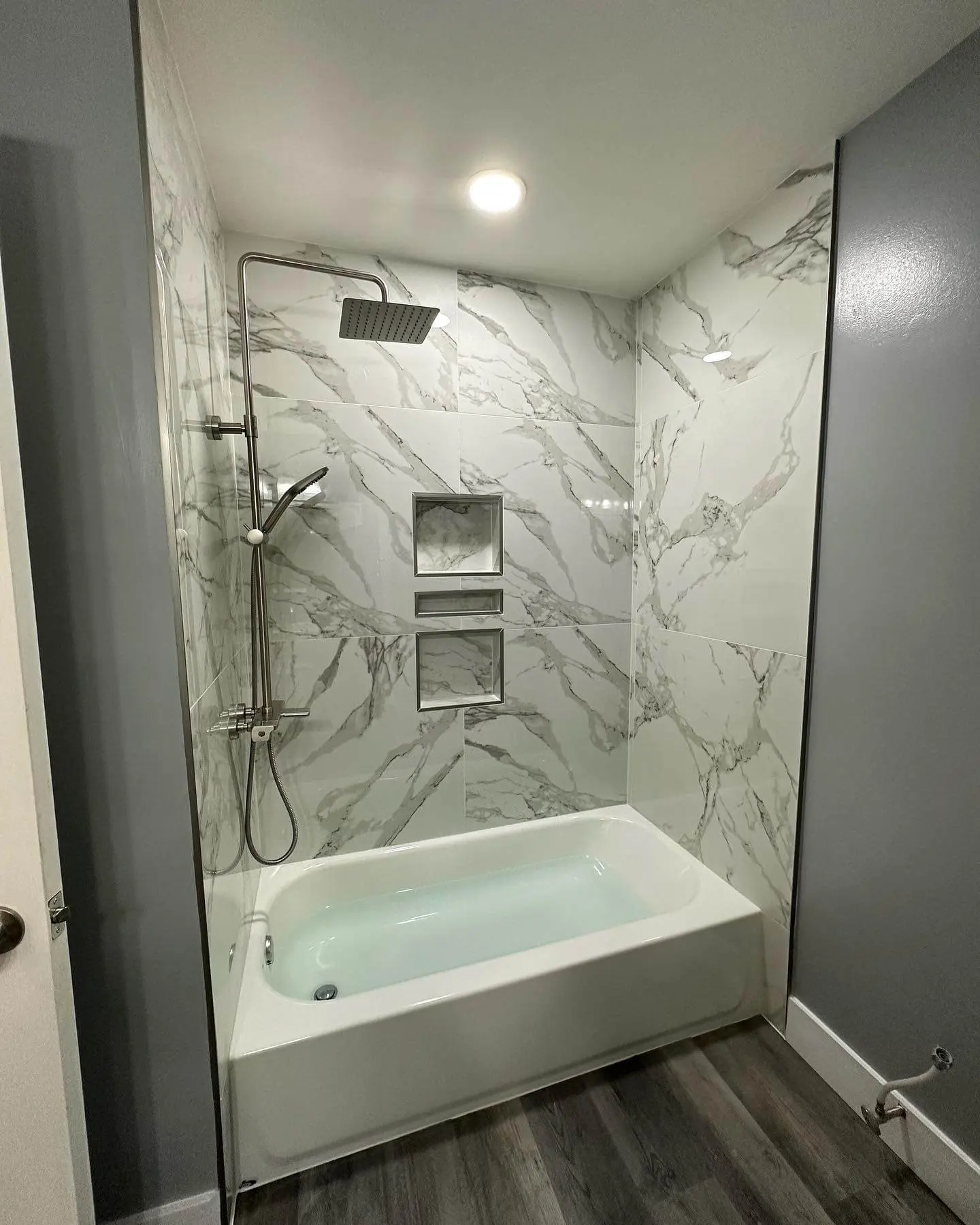 shower and bath remodel