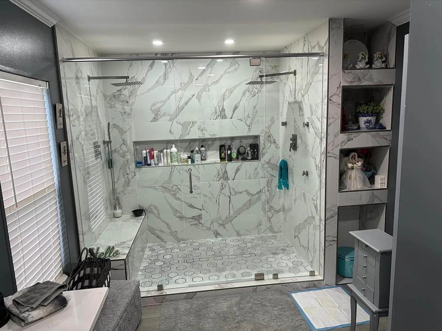 custom shower remodel