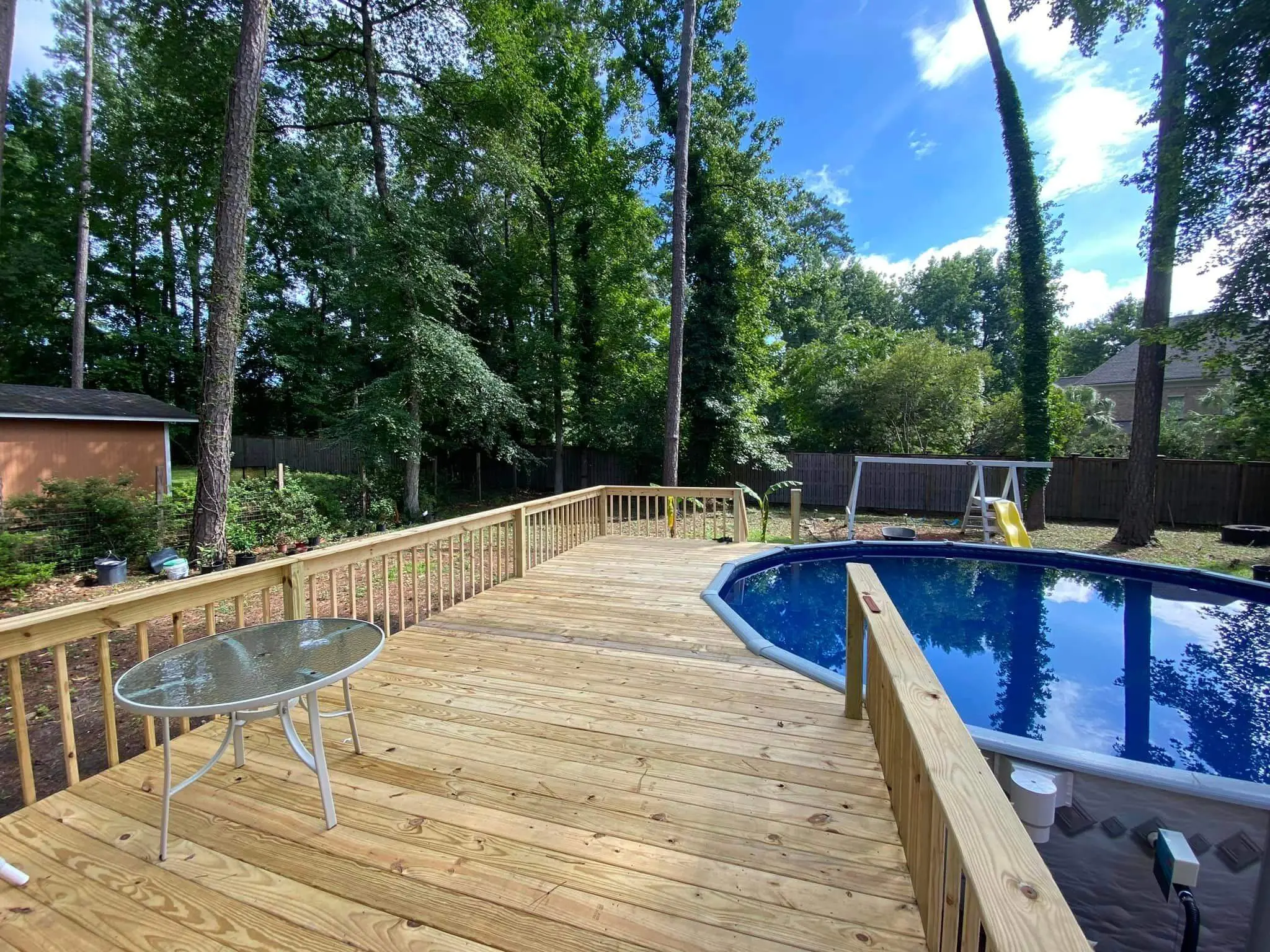 pool deck